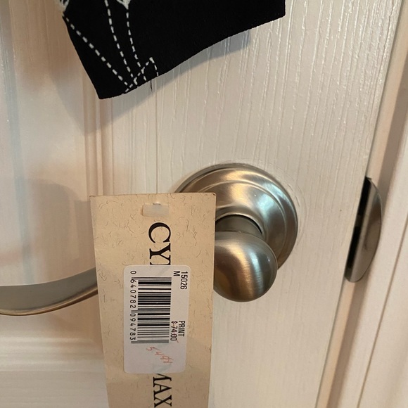 CYNTHIA MAX Black Pantsuit with White Print - M - Picture 4 of 7